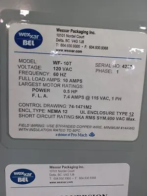 USED WEXXAR WF10