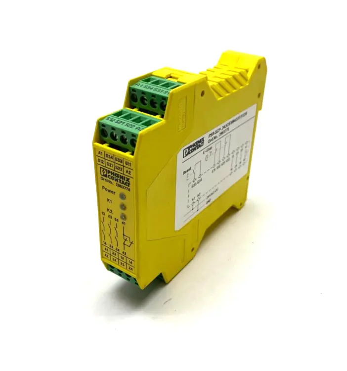 Used PHOENIX CONTACT SAFETY RELAY 2-CHANNEL Relays & Switches | Maverick Industrial Sales #1120118