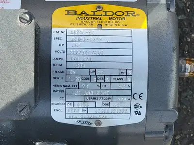 USED BALDOR M3538-50