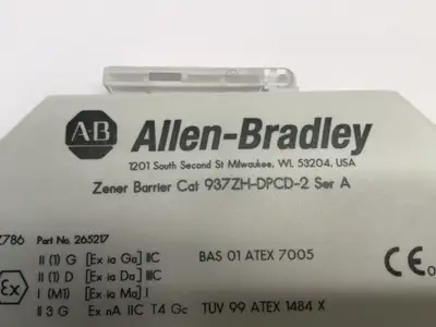 USED ALLEN-BRADLEY SERIES A ZENER BARRIER 265217