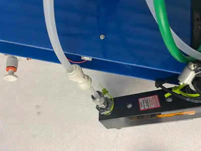 PNEUMATIC ACTUATOR WITH FLOW SWITCH, DIGITAL READOUT, ECOTECH VALVE AND KEY INST