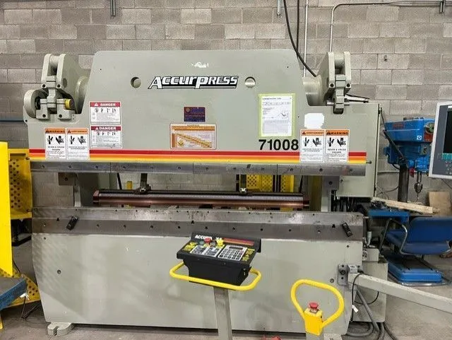Used 2009 ACCURPRESS 71008 Press Brakes Illinois US | Kempler Machinery #1174971