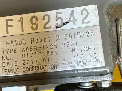 Used 2016 FANUC FANUC M-20IB/25 Robots Michigan US | Aucto #1306788