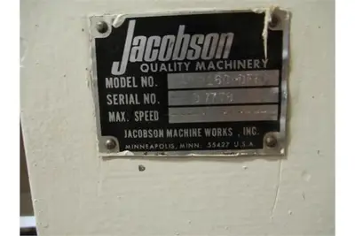 Jacobson P-160-DFF hammermill, 10 HP