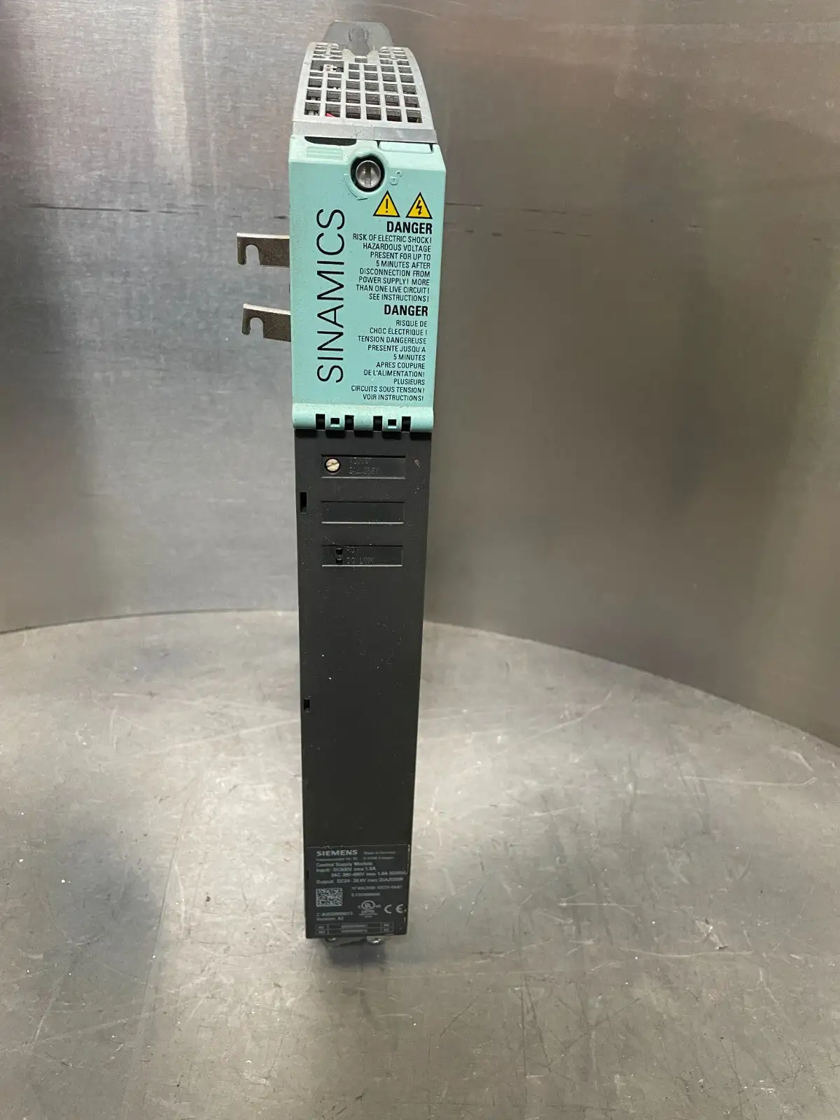 Siemens 6SL3100-1DE22-0AA1 Input 600-Volt DC (10.4.2)