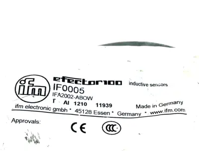 NEW IFM EFECTOR IFA2002-ABOW INDUCTIVE SENSOR IFA2002ABOW IF0005