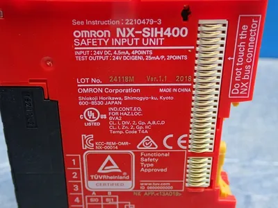 Used OMRON NXSIH400 Electrical Controls | HGR 24 #747852