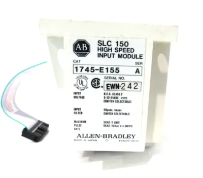 USED ALLEN BRADLEY 1745-E155 HIGH SPEED INPUT MODULE SER.A 1745E155
