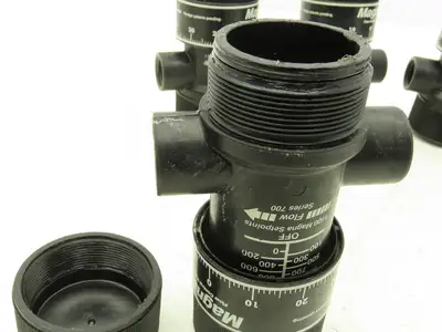 Magna 1100 Flow Control Valve 700 Series Nylon 200PSIG Max Gas/Liquids Lot of 7