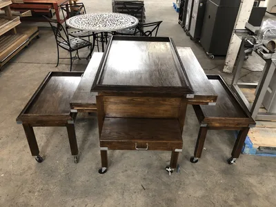 Wooden Expandable Merchandise Table