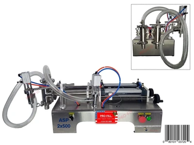 ASP Models Piston Filler Machines Double Head (Air & Electric / Air Only)
