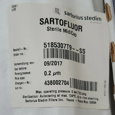 NEW Sartorius 5185307T9--SS--A