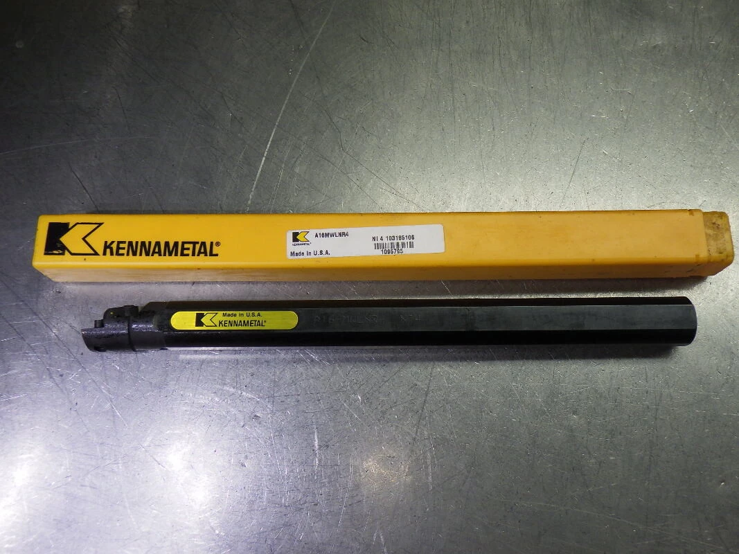 Kennametal 1" Steel Coolant Thru Boring Bar 1.2" min bore A16MWLNR4 (LOC2992B)