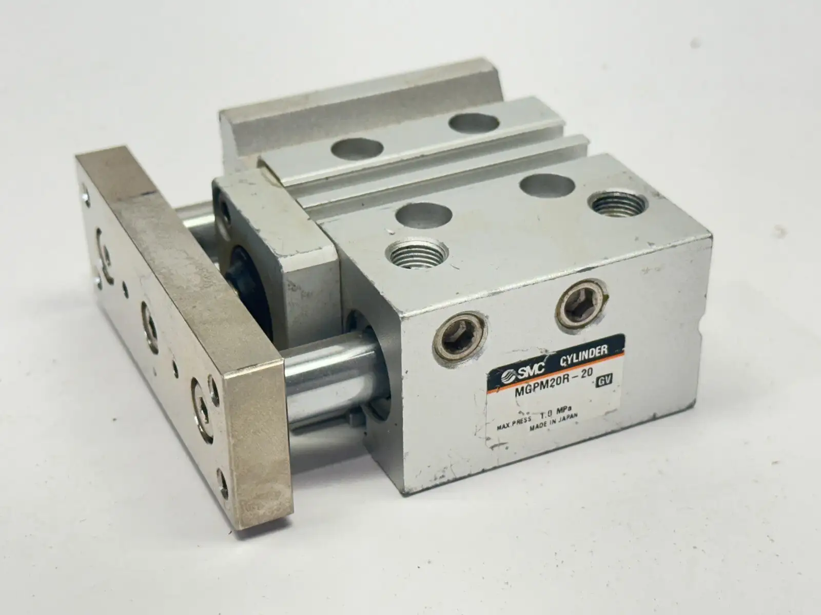 MGPM25-20A-XC8 | SMC  Pneumatic Guide Cylinder 25mm Bore 20mm Stroke - Used