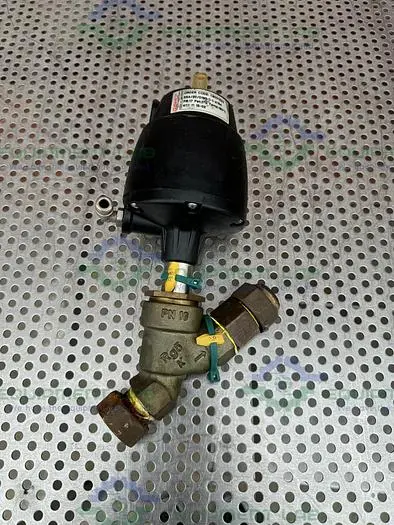 Used GEMU 554/20/D195-1-1-A154 PNEUMATIC ANGLE SEAT GLOBE VALVE Valves/Fittings California US | Equipment Lab #485726