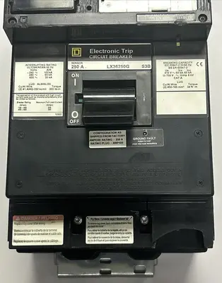 Used SQUARE D LX36250G Miscellaneous Equipment (Electrical & Power) Ohio US | Surplus Asset Holdings #1209058