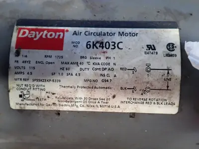 USED DAYTON 6K403C