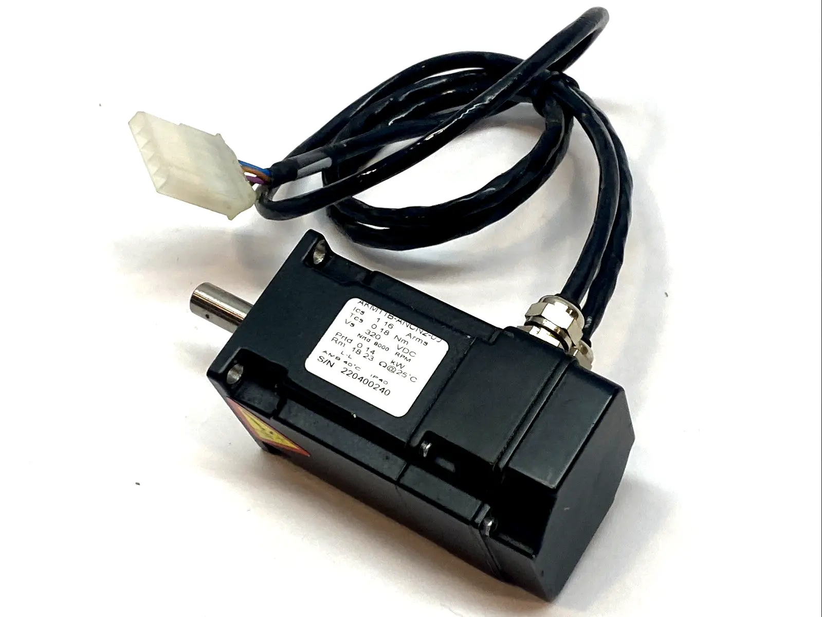Used KOLLMORGEN AC SERVO MOTOR 40MM Servo Motors | Maverick Industrial Sales #1098913