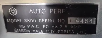 USED MARTIN YALE 3800 AP