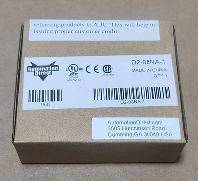 NEW AutomationDirect D2-08NA-1
