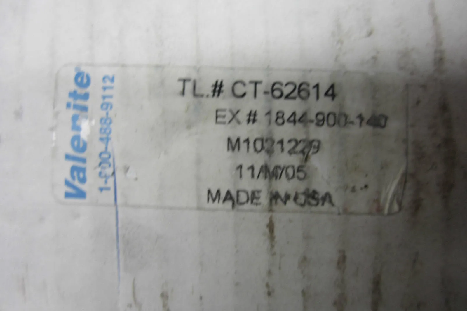 NEW VALENITE CT-62614 CT62614