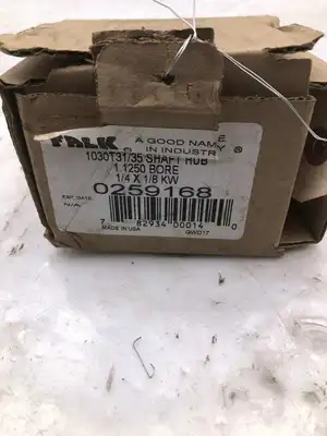 FALK 0259168 1.1250″ Shaft Hub Coupling Flange 1/4″ X 1/8″ keyway NIB
