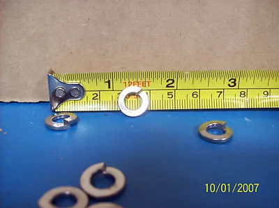 MS35338-139 1/4 Helical Split Lock Washer - Stainless Steel (QTY:100 PCS.)