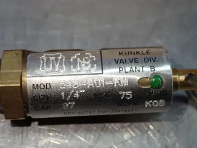 NEW KNUCKLE VALVE DIVISION 548A01KM