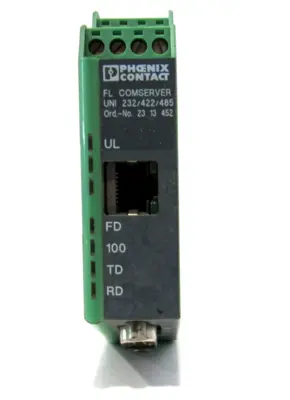 USED PHOENIX CONTACT UNI 232/422/485 FL COMSERVER UNIT UNI232422485