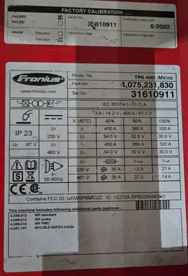 USED 2020 FANUC ArcMate 120iD + R-30iB PLUS + TPS 400i