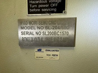 2002 MORI SEIKI SL-204 CNC Lathes. | 520 Machinery Sales LLC (12)