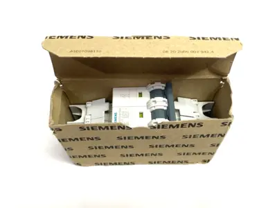 USED SIEMENS SENTRON MINIATURE CIRCUIT BREAKER 10KA, 2-POLE, D, 20A