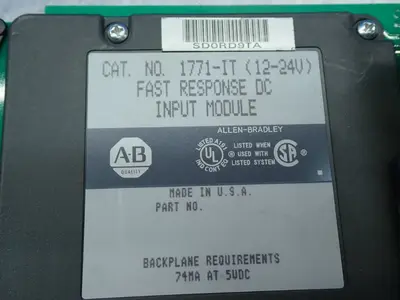 Used ALLEN BRADLEY 1771IB PLC Input & Output Ohio US | HGR 24 #879781