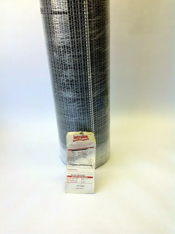 Used INTRALOX 1100 FLUSH GRID GRAY CONVEYOR BELT 39.4 X 13.5 Belts | Maverick Industrial Sales #1118689