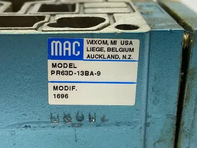 Used Mac Valves PR63D-13BA-9 Air Pressure Regulators Michigan US | Maverick Industrial Sales #1407044