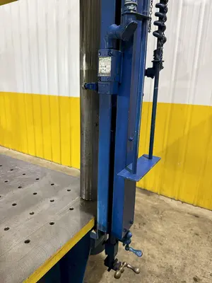 75 TON DAKE MODEL #18-558 HYDRAULIC 4-POST PRESS,  23" STROKE: YOBRO #24094