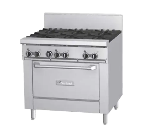 Garland GF36-6T 36" 6 Burner Gas Range Top - Modular, Natural Gas