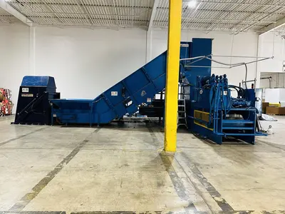 USED HARRIS WOLVERINE TWO-RAM BALER