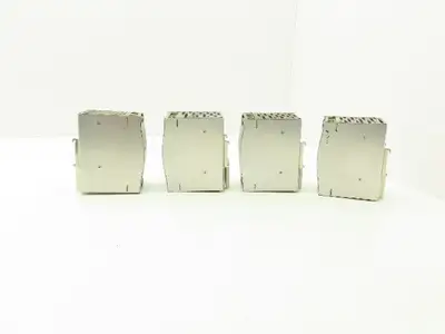 Mean Well DR-120-24 Power Supply 1PH 120VAC 3.3A/240VAC 2A In 24VDC 5A Lot of 4