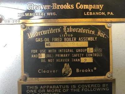 USED 1973 CLEAVER BROOKS CB200-400