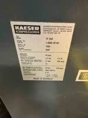 USED KAESER COMPRESSORS TF203