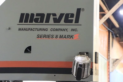 Used 2010 Marvel SERIES 8 MK III, 60°Power Tilt, 1.25" Blade Vertical Band Saws New Jersey US | Machinery Values #1460727