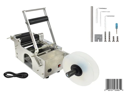 Semi automatic Round Bottle Labeling Machine #34654