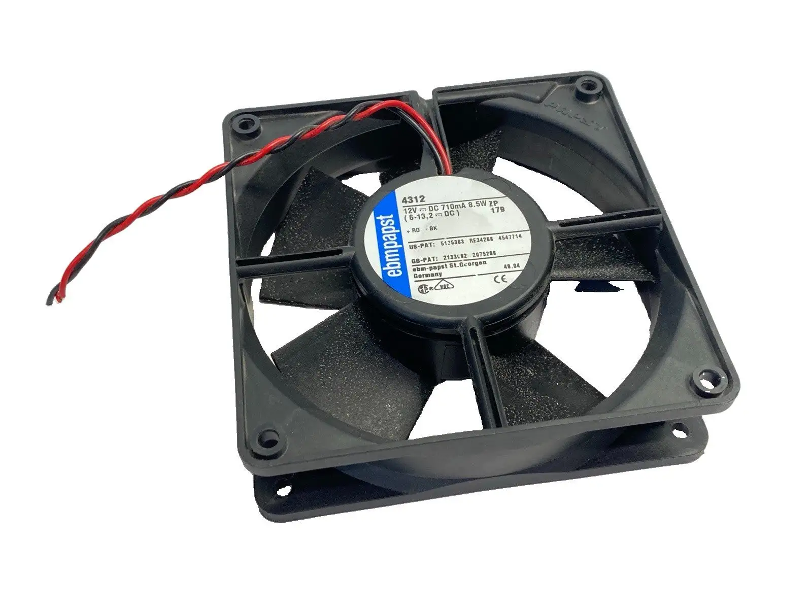 Used ebm-papst Axial Compact Cooling Fan 12VDC 8.5W Electronic Component Fans Michigan US | Maverick Industrial Sales #1389659