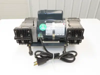 Air Dimensions R254-BT-AA1 Dia-Vac Diaphragm Pump R-Series High Vacuum Quad Head