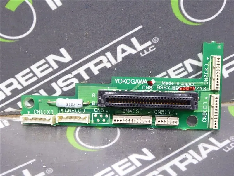 Yokogawa Model B9900YW/YX Chart Recorder Connection Board Assembly Used