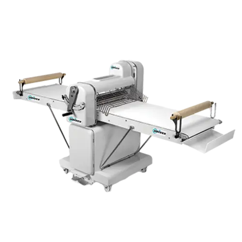 Univex SFG 500 T Floor Model 80 1/10" Long Reversible Dough Sheeter, Chain Drive