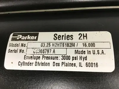 USED PARKER 03.25 H2HTS182M / 16.000