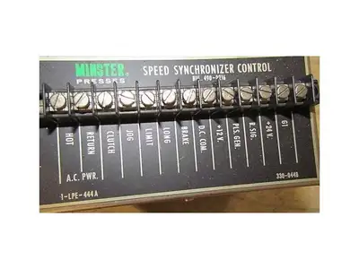 Minster Presses Speed Synchronizer Control 490-0216 NEW