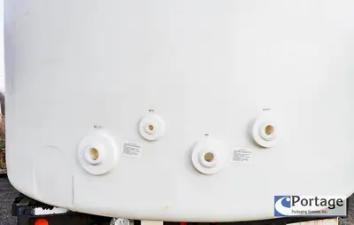 USED PROTECTOPLAS CO. 5000 GALLON POLY TANK